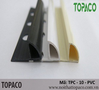 NẸP NHỰA ỐP GÓC TRÒN TPC - 10 - PVC